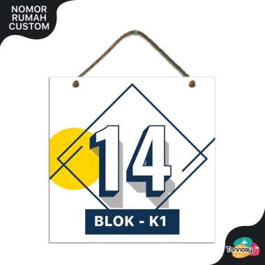 TENNESY HIASAN KUSTOM NOMOR RUMAH SIGN NOMOR REQUEST NOMOR 20x20CM HIASAN DINDING GANTUNG WALL DECOR