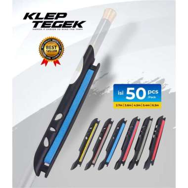 Klep Tegek / Gulungan Senar Benang Tali Pancing pada Joran 6.3 m