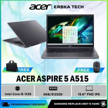 Terbaru Laptop Acer Aspire 5 A515 Ryzen 7 5700U 1Tb Ssd Vega 15.6 Fhd Termurah Sale BONUS STANDARD