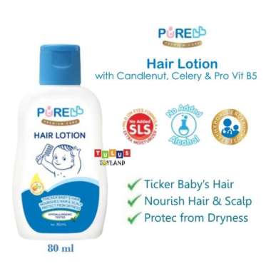 PureBB Pure BB Hair Lotion Pure Baby Minyak Penyubur Rambut Anak Bayi 80 ml