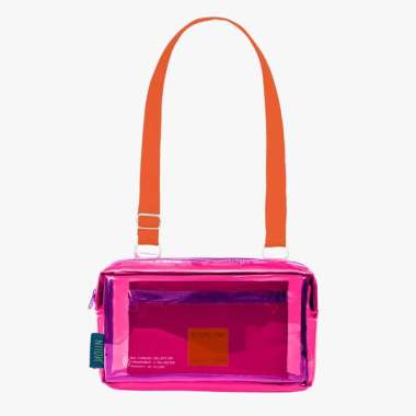 SPV Niion Pop Glaze Nai Sling Bag Transparent / Tas Selempang Transparan Wanita Pria Shocking Pink