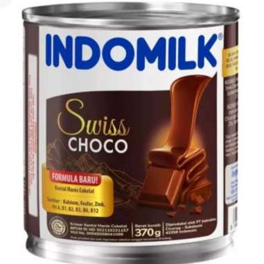 Susu Kental Manis Indomilk Swiss Choco Kaleng 370gr [Pcs]