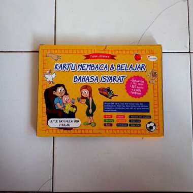 Kartu Membaca & Belajar Bahasa Isyarat