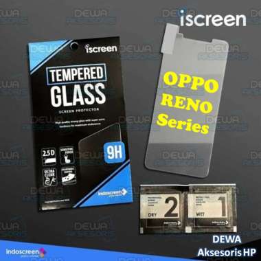 Premium Tempered Glass Oppo Reno 8z 5g 5 4 4f 6 8t 4g 8 Pro 7z 7 5f 3 2f 2 Original Iscreen Indoscreen Reno 8T 5G