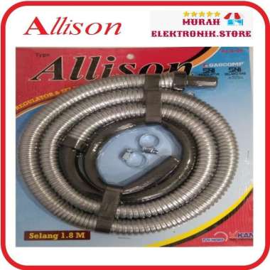 Regulator Dan Selang Gas 1.8 Meter Allison Selang Gas dan Regulator Meter