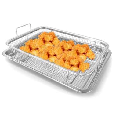 Cooper Crisper Tray Oven Tray Peniris Minyak Nampan Loyang Saringann Putih