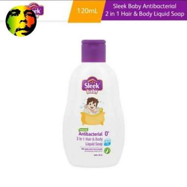 Sleek baby 2in1 hair&body foamy wash 120ml