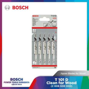 Mata Gergaji Kayu Bosch Jigsaw Blade T101D Clean for Wood