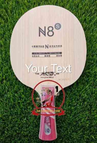 Yinhe N8s N8 - Kayu Pingpong Blade 5ply Bet OFF Bat Offensive TANPA COVER