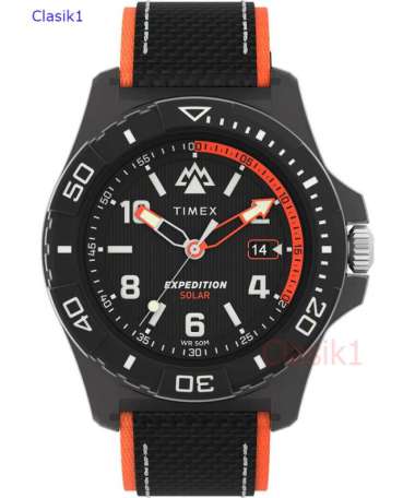 Jam Tangan Pria TIMEX TW2V66100 Expedition North Solar β Orange