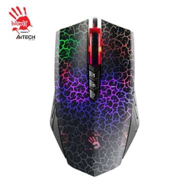 Mouse BLOODY Gaming A70 CRACK Light Strike-Mouse Gaming Multivariasi Multicolor