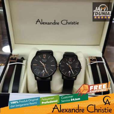 JAM TANGAN ALEXANDRE CHRISTIE COUPLE ORIGINAL 8669 C1 AC8669C1 JAM ALEXANDER CHRISTIE COUPLE NG KL J