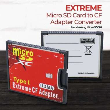 Adapter memory CF compactFlash adapter Type MicroSD