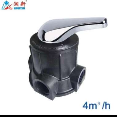 Kepala Tabung Filter Air 3 Way merk RUNXIN F56A untuk FRP Water Filter Tank