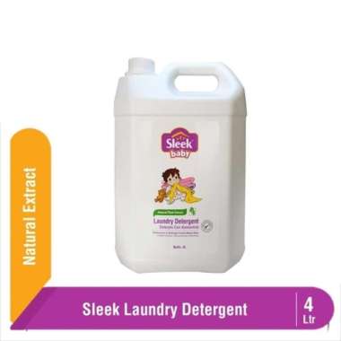 DETERGENT PAKAIAN BAYI Sleek Baby Laundry Detergent Cair 4 Liter BARU