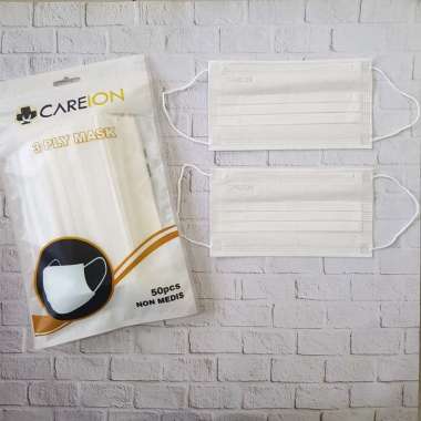 πππβ° Masker Earloop 3ply Premium Series Earloop Warna Warni Emboss Careion Isi 50pcs 1046 PINK SALEM