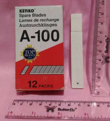 Refil isi Cutter Kecil Kenko A-100 1tube Bagus Murah READY STOCK