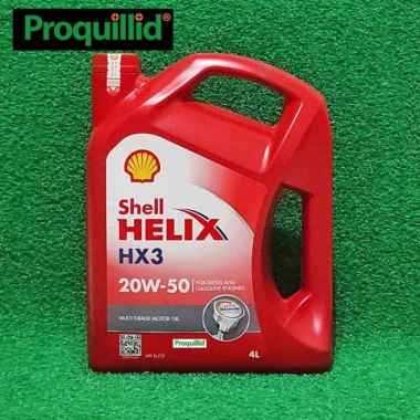 SHELL HELIX HX3 MINERAL OIL 20W-50 OLI MESIN MOBIL 20W50 BENSIN DIESEL