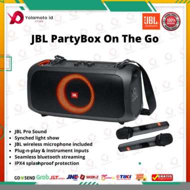 JBL Partybox On The Go Speaker Bluetooth Original Karoke