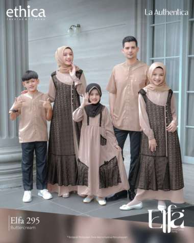 ELFA 295 BUTTERCREAM ETHICA ORIGINAL GAMIS DEWASA KAGUMI 296 KOKO DEWASA KAHFI 287 GAMIS ANAK KAGUMI