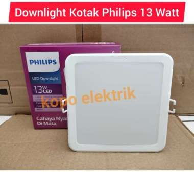 Lampu Led Downlight Philips 13 Watt Kotak 13w Putih