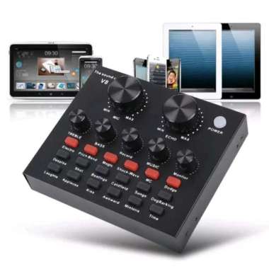 TaffSTUDIO Bluetooth Audio USB External Soundcard V8s