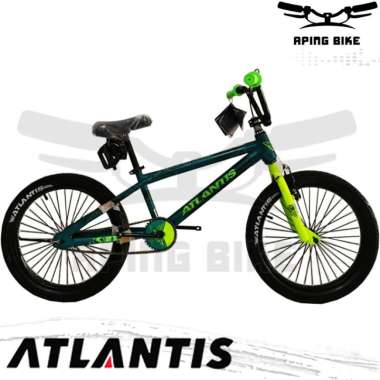 Sepeda Atlantis Rapid 20 TORPEDO Sepeda BMX Anak 20 (Dirakit 95%) Hijau