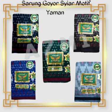 Terbaru Sarung Goyor Syiar Printing Sarung Goyor Botol Syiar Semi Tenun Motif Yaman Random