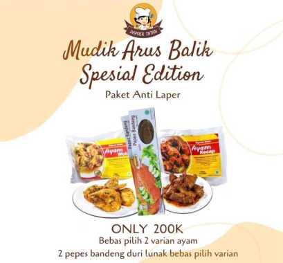 mudik arus balik paket anti laper pepes bandeng duri lunak ayam woku ayam kecap dapoer intan