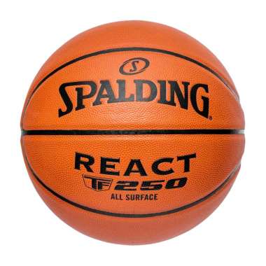 Spalding Unisex Basketball React TF250 Indoor Outdoor Comp Bola Basket [SPA76-967Z] 7 Brick