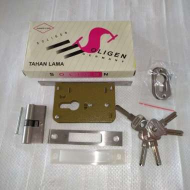 Kunci Pintu Dorong Soligen / Kunci Sliding