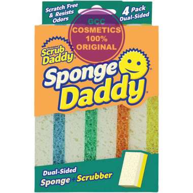 Scrub Daddy Mommy Magic EcoMesh Sponge Spons Pembersih Sponge Daddy 4pcs