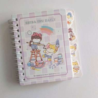 Note book/Buku notes karakter lucu Ungu