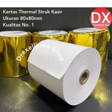 Kertas thermal 80x80mm cetak struk kasir