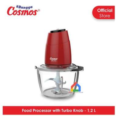 Food Processor Cosmos FP 313 / Cosmos Chopper FP313 (1.2 L) Merah
