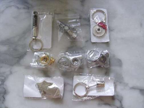 Keychain Shock - Busi - Rem - Turbo - Intercooler - Piston