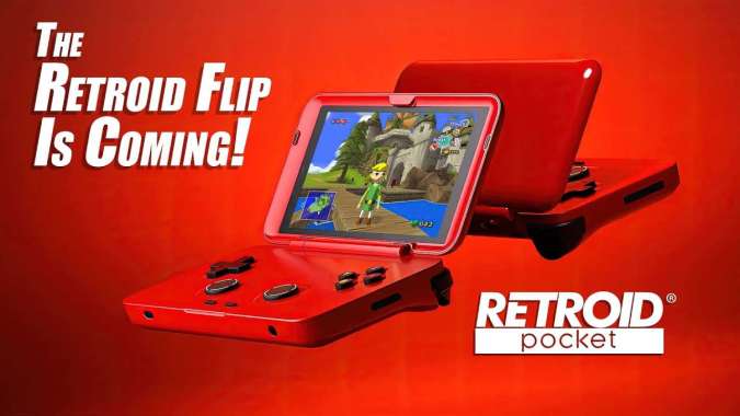 Retroid Retroid Pocket Flip Konsol Game Genggam