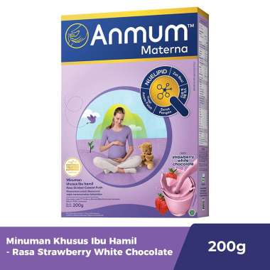 Promo Harga Anmum Materna Strawberry White Chocolate 200 gr - Blibli