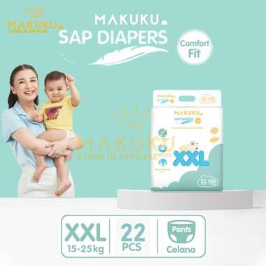 MAKUKU COMFORT FIT XXL22 | XL24 | L26 | M28 | S30 | NB32 NEW SAP DIAPERS COMFORT FIT S30