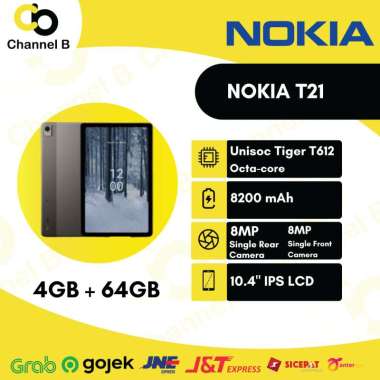 Nokia Tablet T21 [ 4GB / 64GB ] - Garansi Resmi