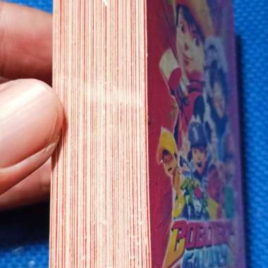 kartu boboiboy galaxy baru berbeda gambar +-55kartu Multicolor