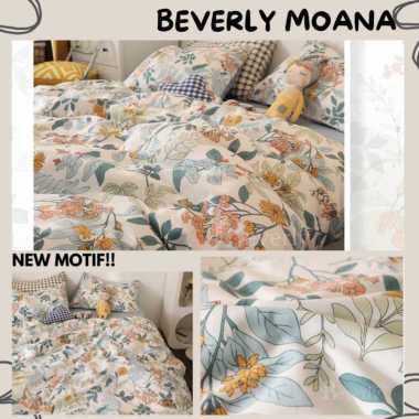 Bedcover Sprei Set Katun Beverly Sprei Katun Halus Motif Moana Uk Single 90x200 100x200 120x200 Ting