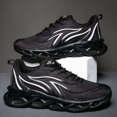 Sepatu Pria Sepatu Olahraga Thunder 1 Sepatu Sneakers Running 41 hitam