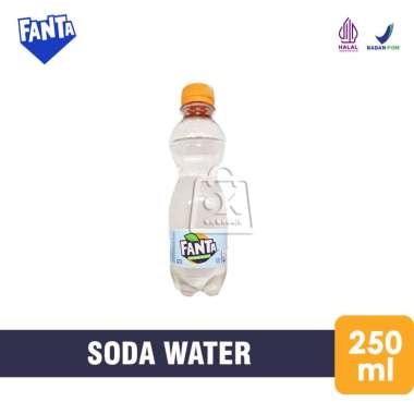(Botol Pet 250 ml) Soda Water Fanta Minuman Air Soda