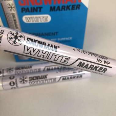 paint marker SNOWMAN WP-12 spidol cat putih