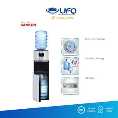 SANKEN DISPENSER HWDZ975SBK DISPENSER GALON ATAS BAWAH