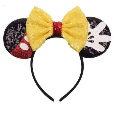 Bando Mickey mouse-bando telinga Mickey-Bando payet-Bando Disney mickey