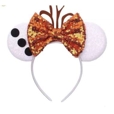 Bando Mickey mouse-bando telinga Mickey-Bando payet-Bando Disney olaf
