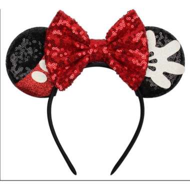 Bando Mickey mouse-bando telinga Mickey-Bando payet-Bando Disney minnie