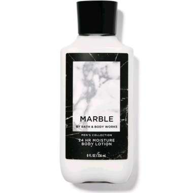 BATH & BODY WORKS BBW MEN'S COLLECTION MARBLE 24 HR MOISTURE BODY LOTION 236 ML PELEMBAB KULIT